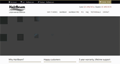 Desktop Screenshot of hairbeam.com